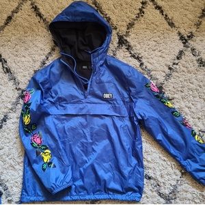 Obey Rose Blue Anorak Jacket